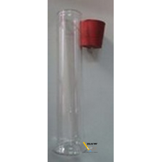 Chromatography Jar with Rubber cork fitted with hook 